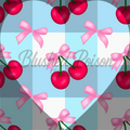 Cherry Bows Seamless