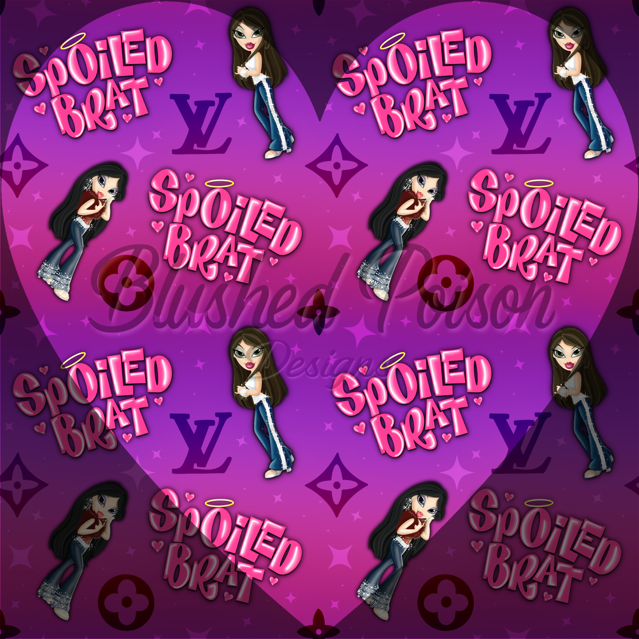Boujee Spoiled Brat Seamless