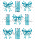 Iced Vanilla Berry and Bows PNG